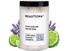 Koupelová sůl Beautiona Levandule a&nbsp;Bergamot 500g